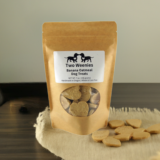 Two Weenies Banana Oatmeal Dog Treats (7oz)