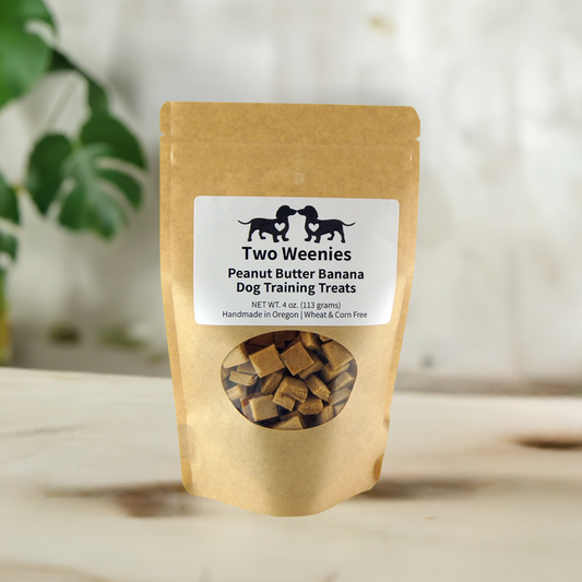 Two Weenies Peanut Butter Banana Training Treats (4oz)